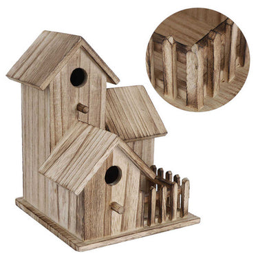 Abri pour oiseaux en hiver